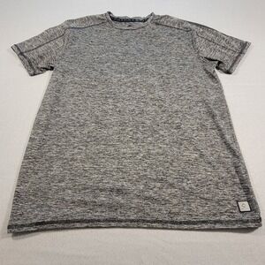MTL LAB Performance Tee Gray Heather Activewear T-Shirt Workout Mens Size Medium
